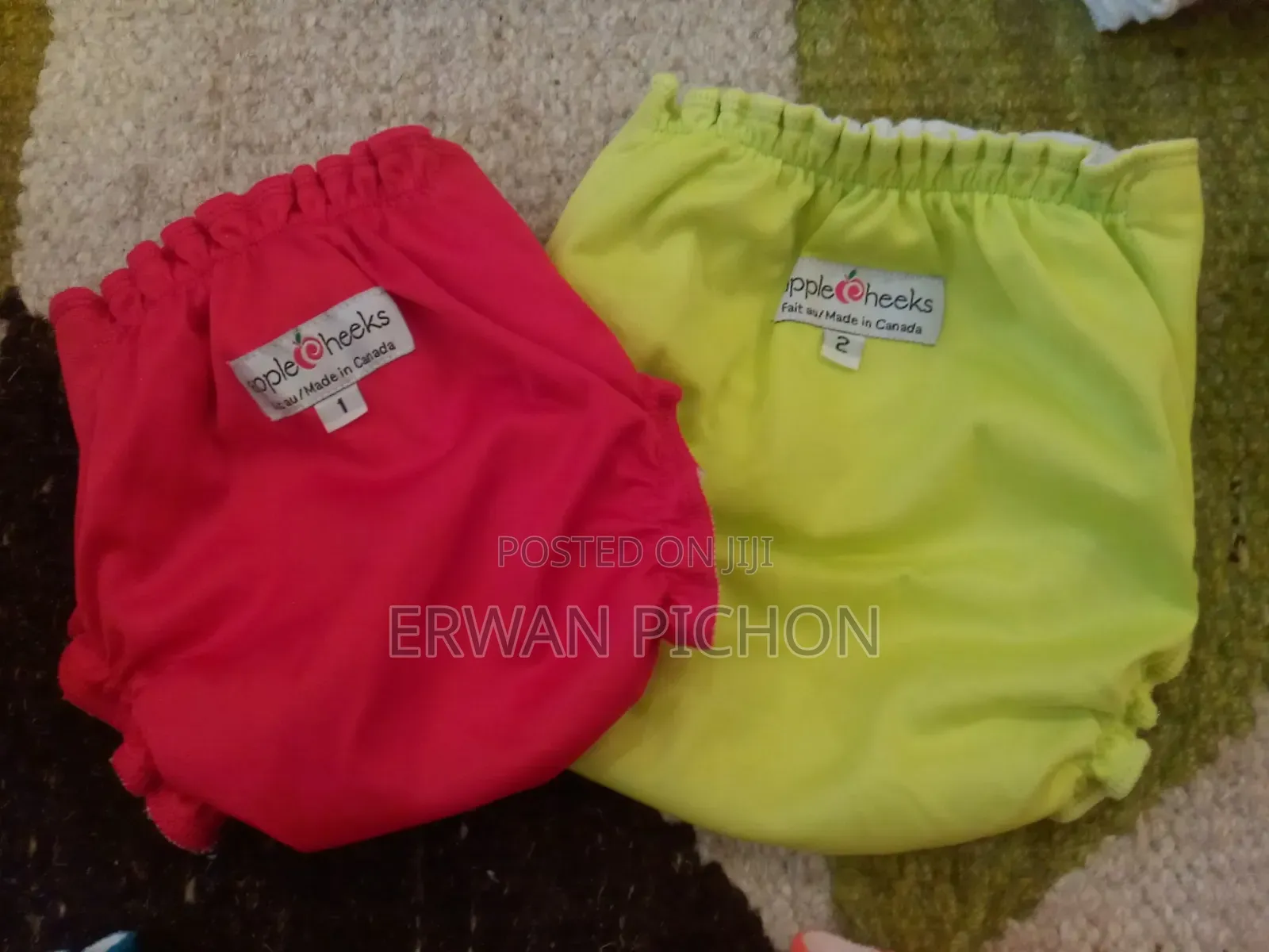 Cloth Diappers Complete Set- APPLECHEEKS / Made in Canada