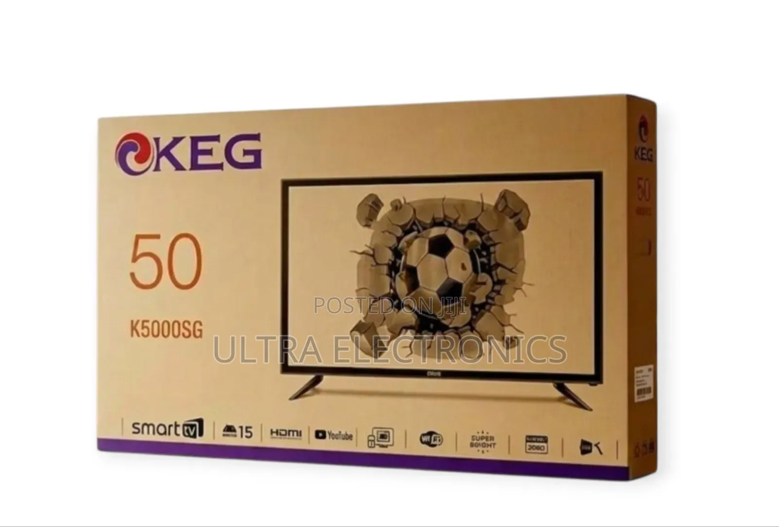 Keg 50" Smart TV – K5000sg KEG 50-Inch Smart TV