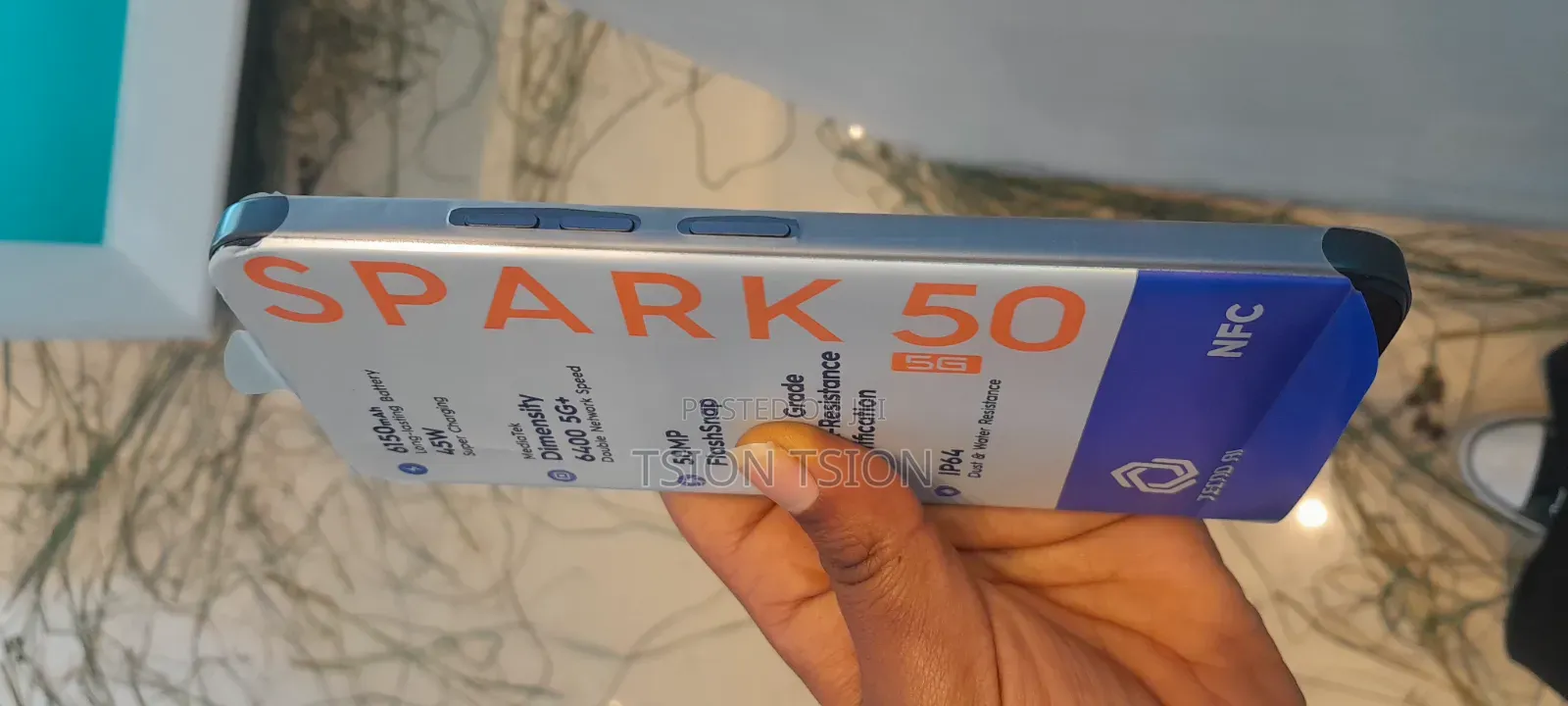 New Tecno Spark 50 5G 128 GB Black
