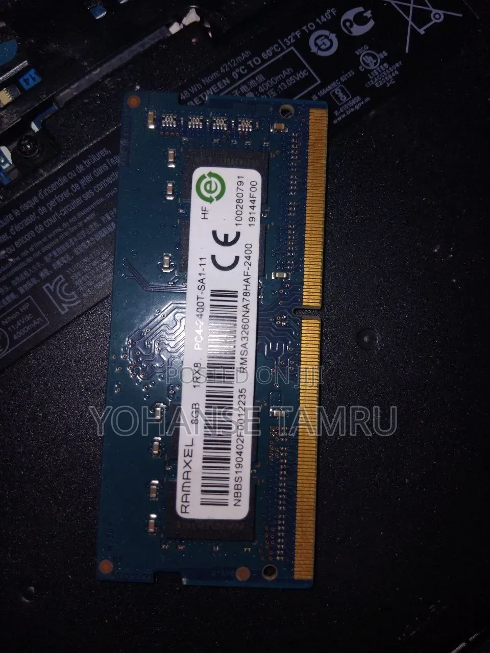 HP Probook Ddr4 Ram 8gb Used