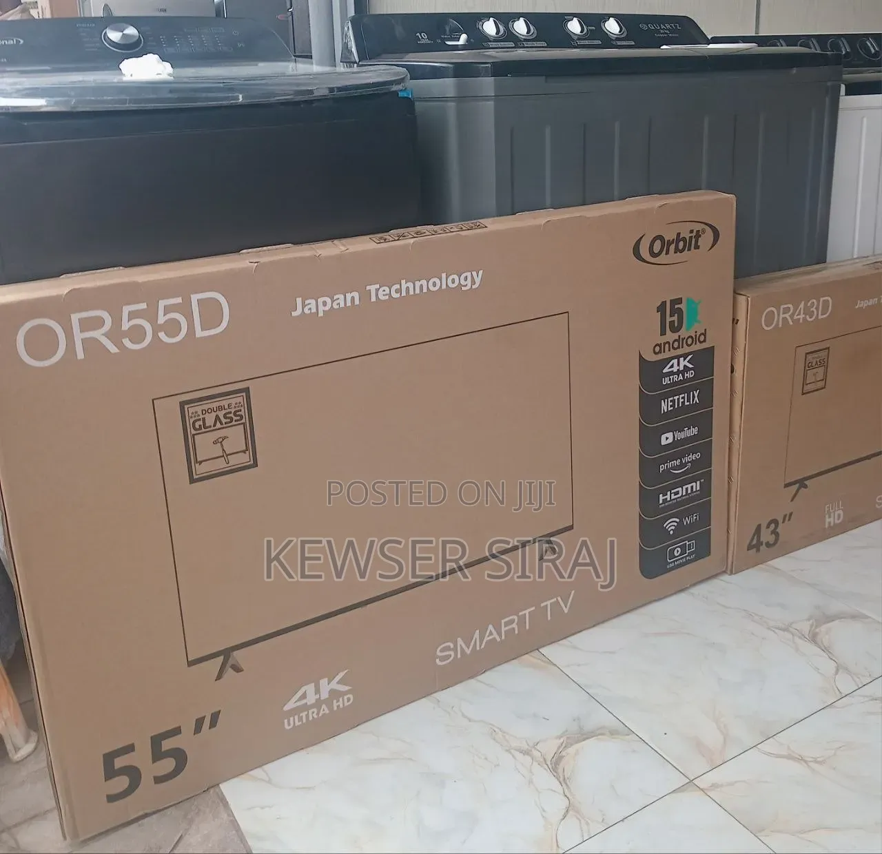Orbit TV 55inch Qled TV Smart Android