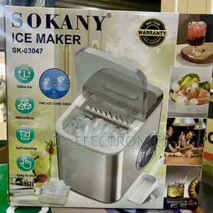 SOKANY Ice Maker – 9-Piece Ice in 6 Minutes