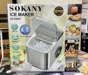 Sokany Ice Maker – 112W Makes 9 Ice Pieces in About 6 Minutes