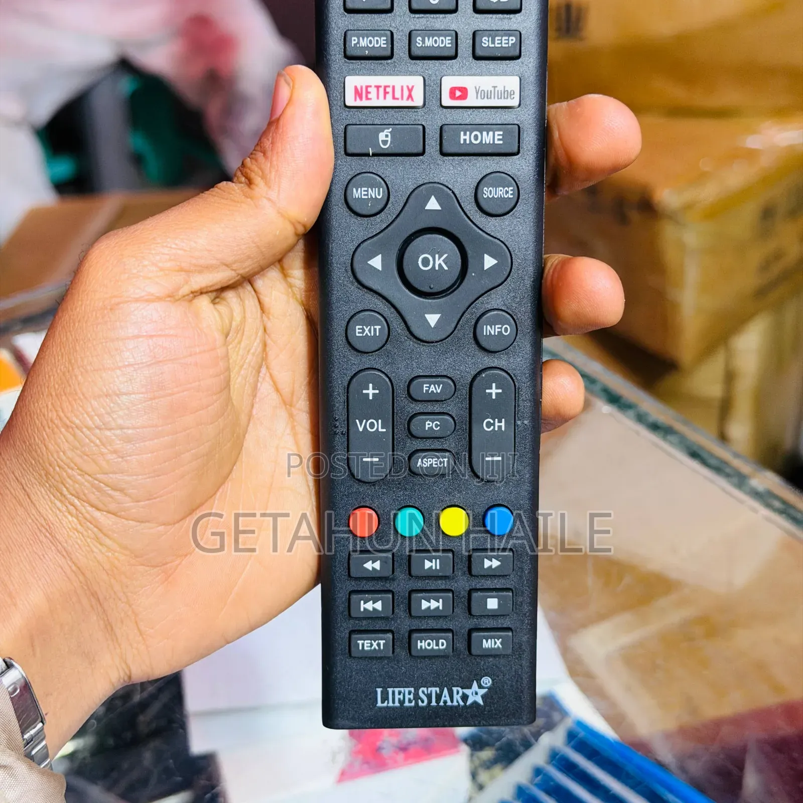 Lifestar TV Remote