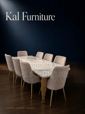 ባለ 8 መቀመጫ መመገብያ ጠረጴዛ (Dining Table)