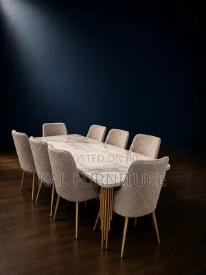 ባለ 8 መቀመጫ መመገብያ ጠረጴዛ (Dining Table)