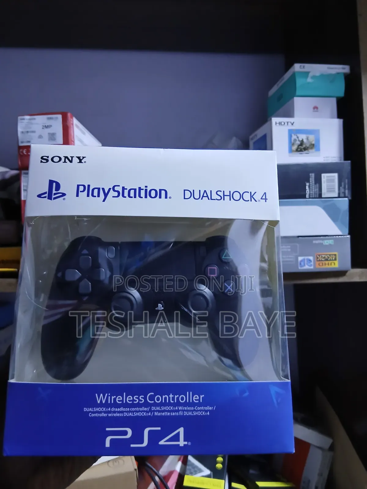 PlayStation 4 DualShock 4 ጆይስቲክ (ገመድ አልባ / Wireless)