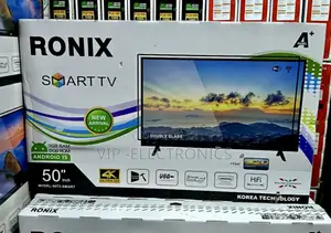 Ronix TV 50 Inch Smart Android 15.0 LED TV – 50t3-Smart