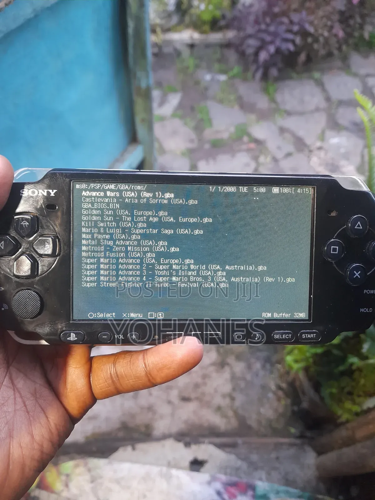 PSP 3000 Jailbroken With 10 Games and 28 Gameboy Games Installed