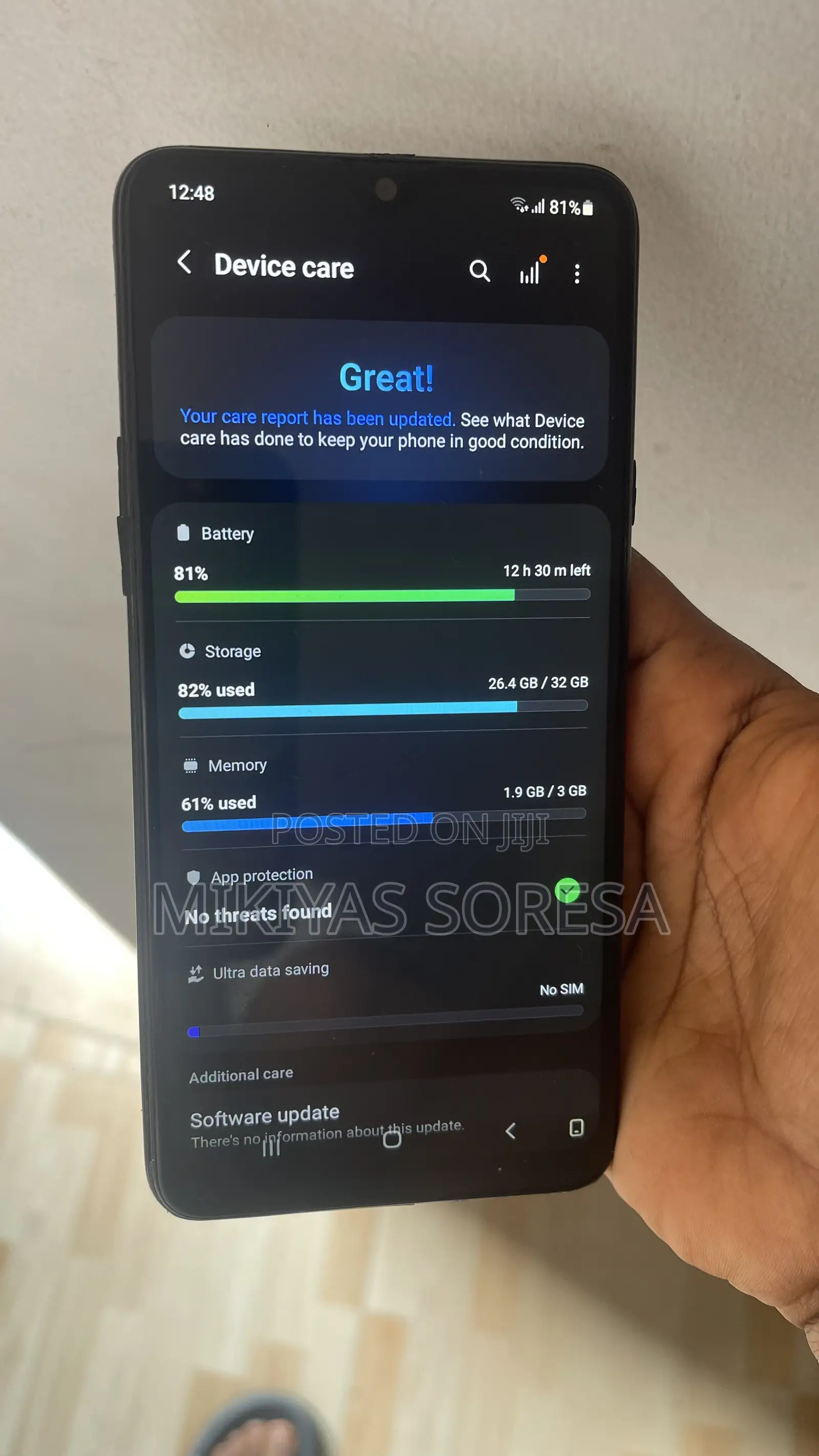 Samsung Galaxy A20s 32 GB Black