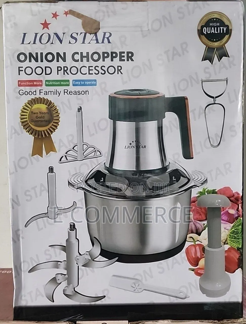 Lion Star 2 in 1 Chopper and Garlic Peeler