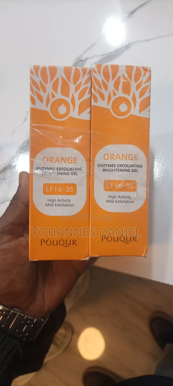 Orange Whitening Exfoliating Gel