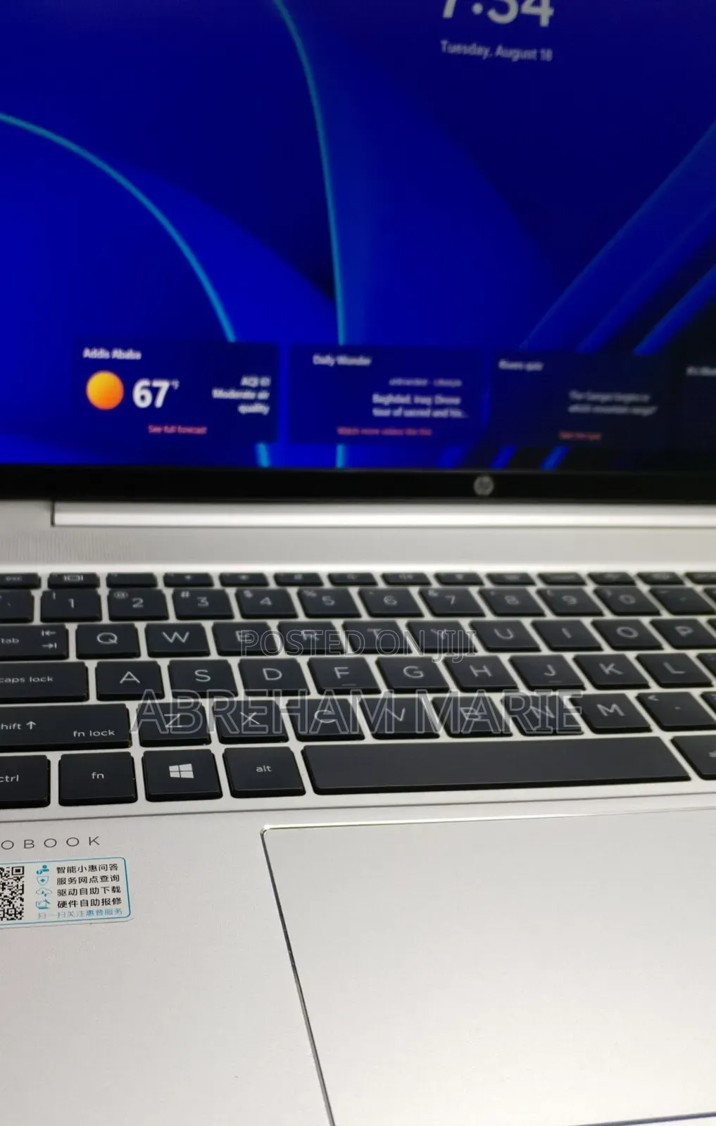 New Laptop HP ProBook 450 G8 16GB Intel Core i7 SSD 512GB