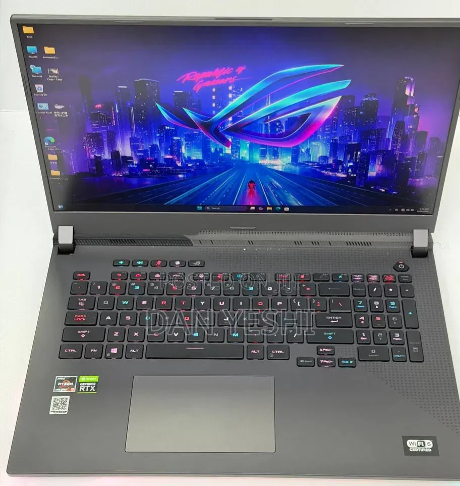 New Laptop Asus ROG Strix G17 16GB AMD Ryzen 9 SSD 1T