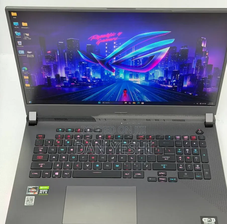 New Laptop Asus ROG Strix G17 16GB AMD Ryzen 9 SSD 1T