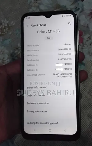 Samsung Galaxy M14 128 GB Blue