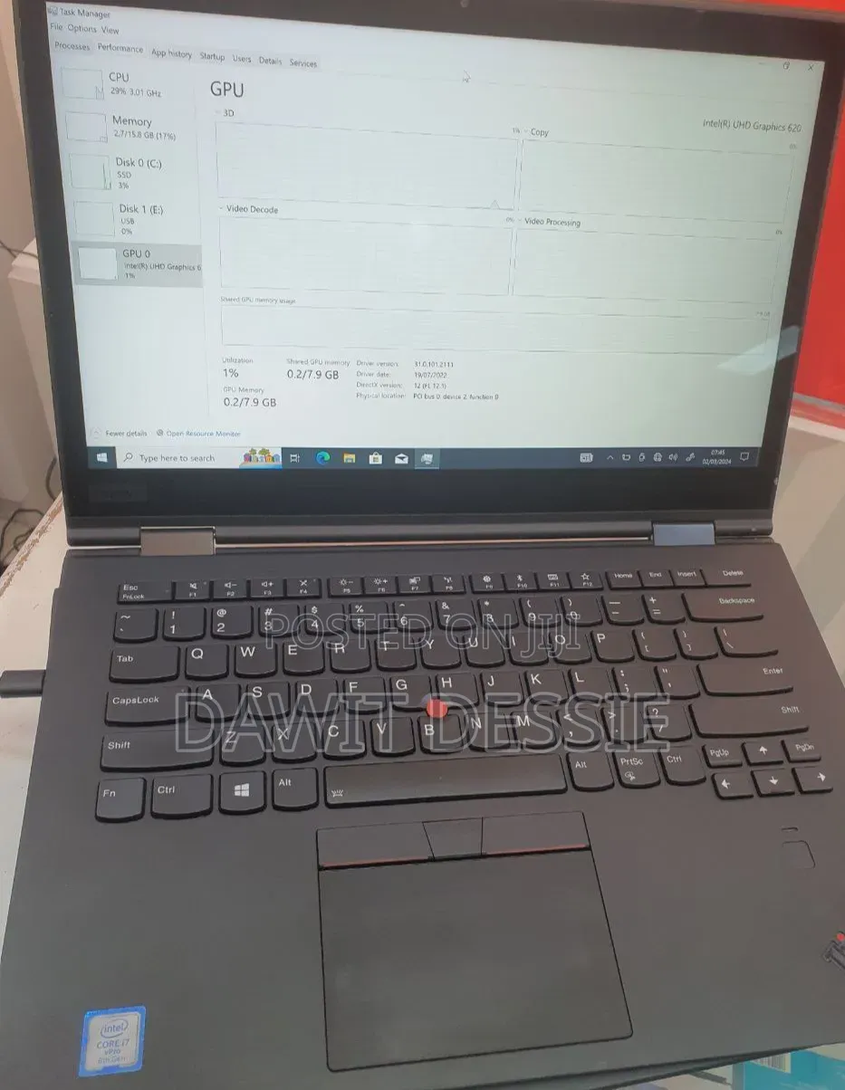 Laptop Lenovo ThinkPad X1 Yoga 16GB Intel Core i7 SSD 512GB