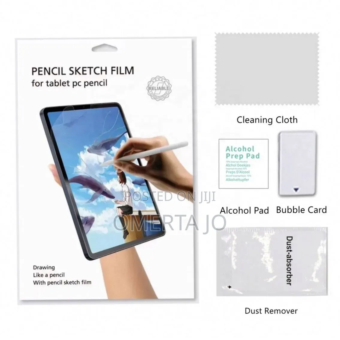 Pencil Sketch Film for Tablet – Paper-Feel Drawing Screen Protector
