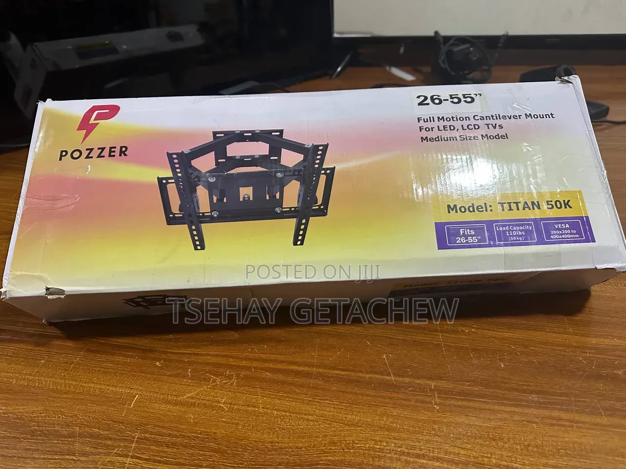 Pozzer Titan TV መስቀያ/ TV Well Mount