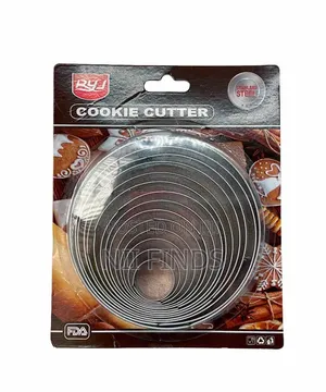 Stainless Steel Round Cookie Cutter Set 14 PCS