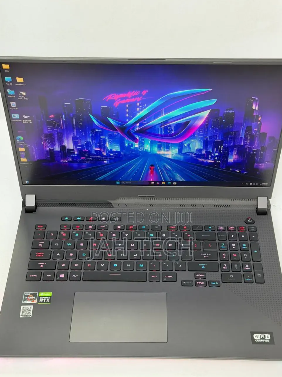 New Laptop Asus ROG Strix G17 16GB AMD Ryzen 9 SSD 512GB