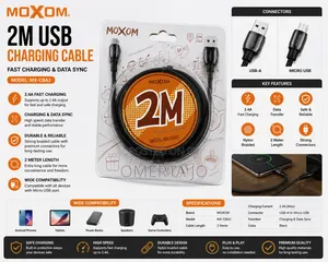 Moxom 2m USB Charging Cable – Mx-Cba2 – 2.4a