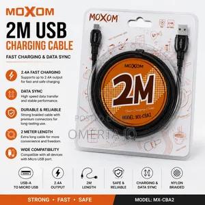 Moxom 2m USB Charging Cable – Mx-Cba2 – 2.4a