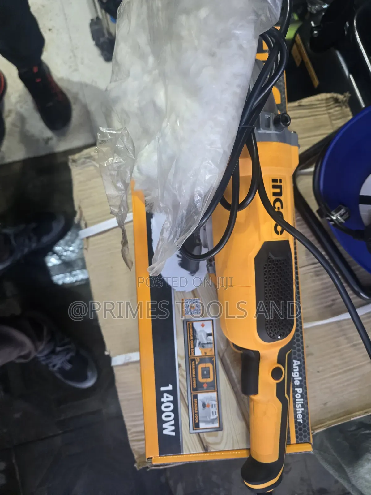 INCO 1400W Polishing Angle Grinder Powerful Smooth Finish