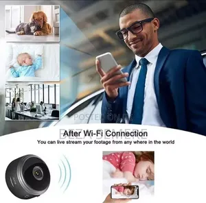 A9 Pocket WiFi Camera – Clear Night Vision MicroSD Storage