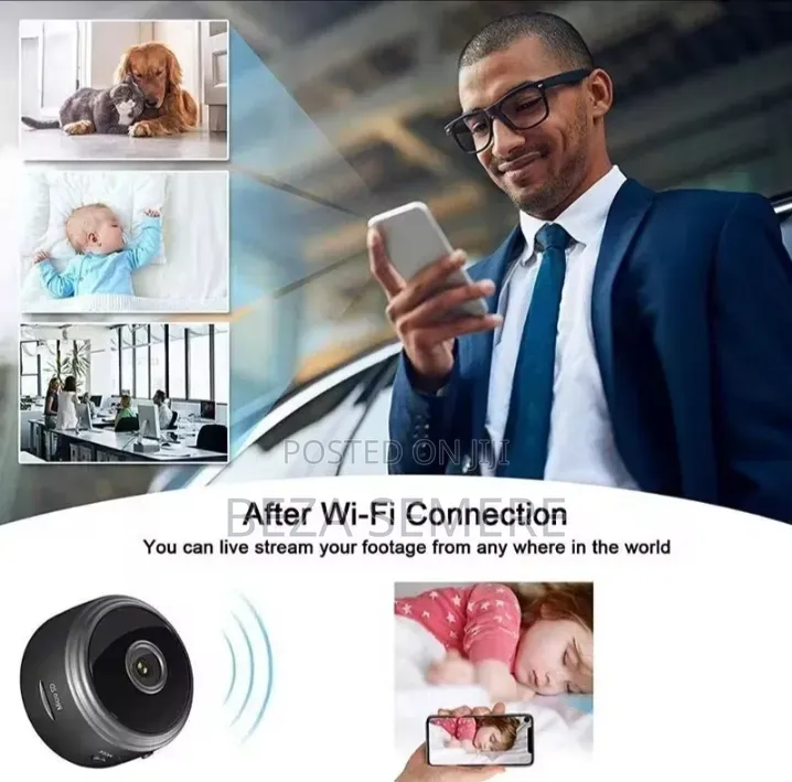 A9 Pocket WiFi Camera – Clear Night Vision MicroSD Storage
