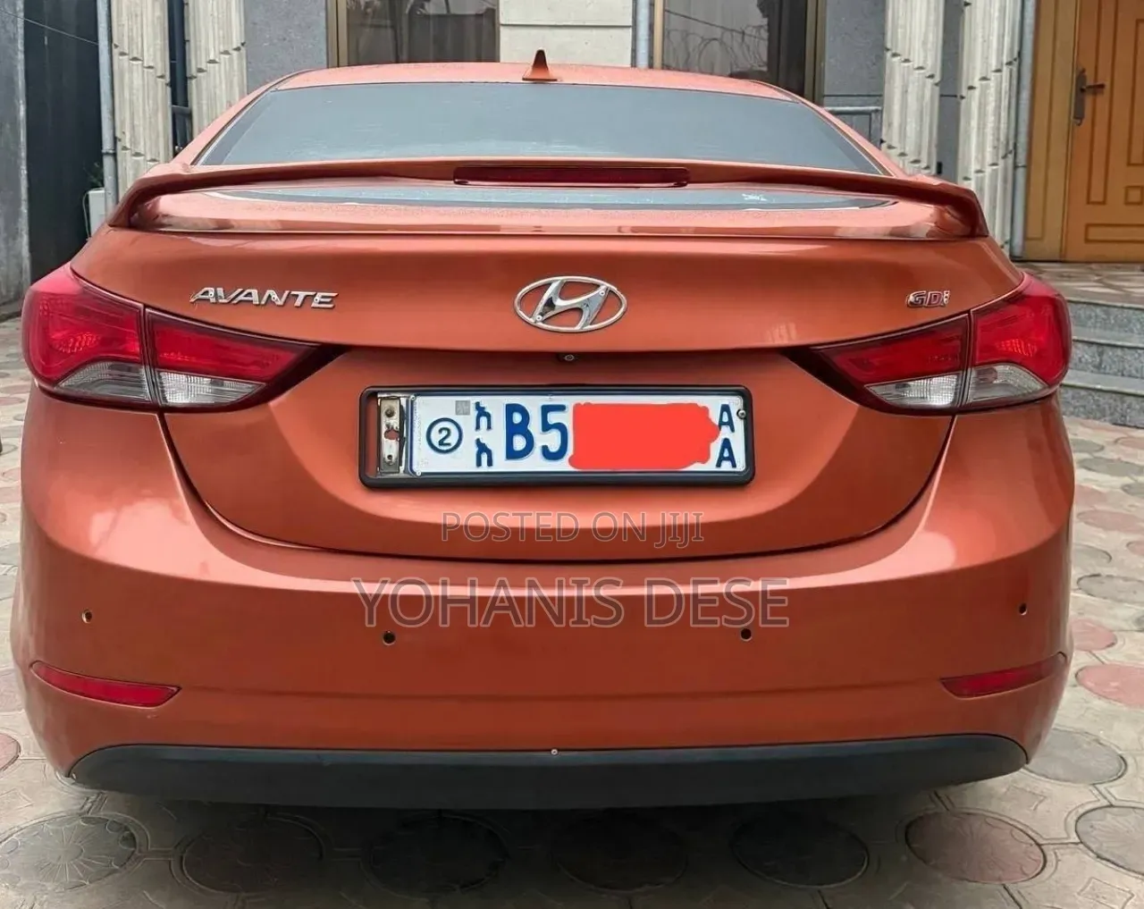 Hyundai Avante 2015 Orange