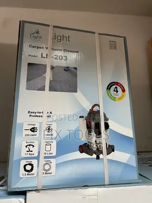 Light 25 Liter Heavy Duty Carpet Wet/Dry Vacuum Cleaner - 1200W