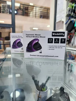 Woodify Verical Wireless Mouse