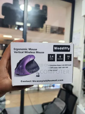 Woodify Verical Wireless Mouse