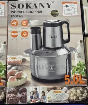 SOKANY Chopper SK-06020 Features a Large 5.0L Capacity and a 1000W