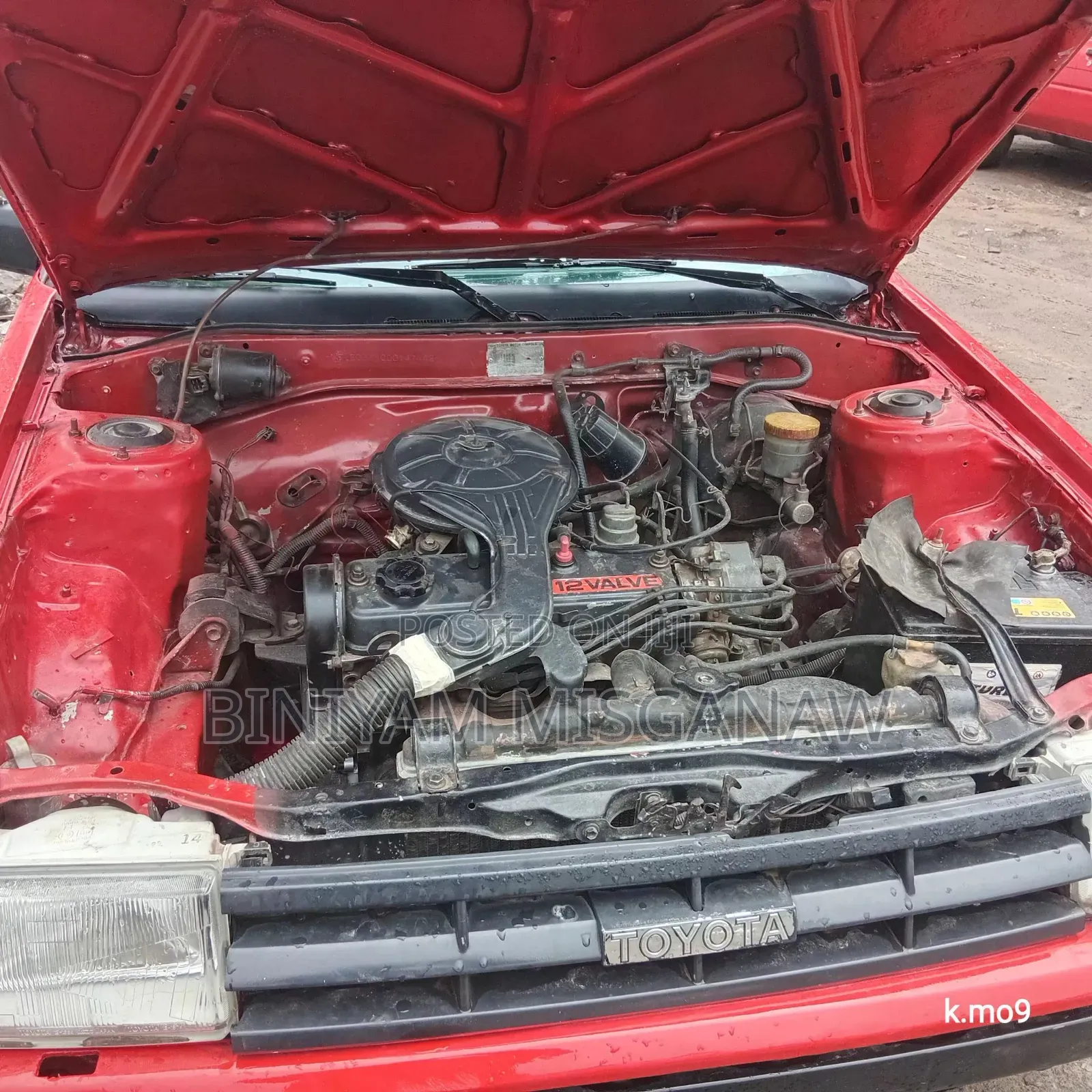 Toyota Corolla 1986 Red