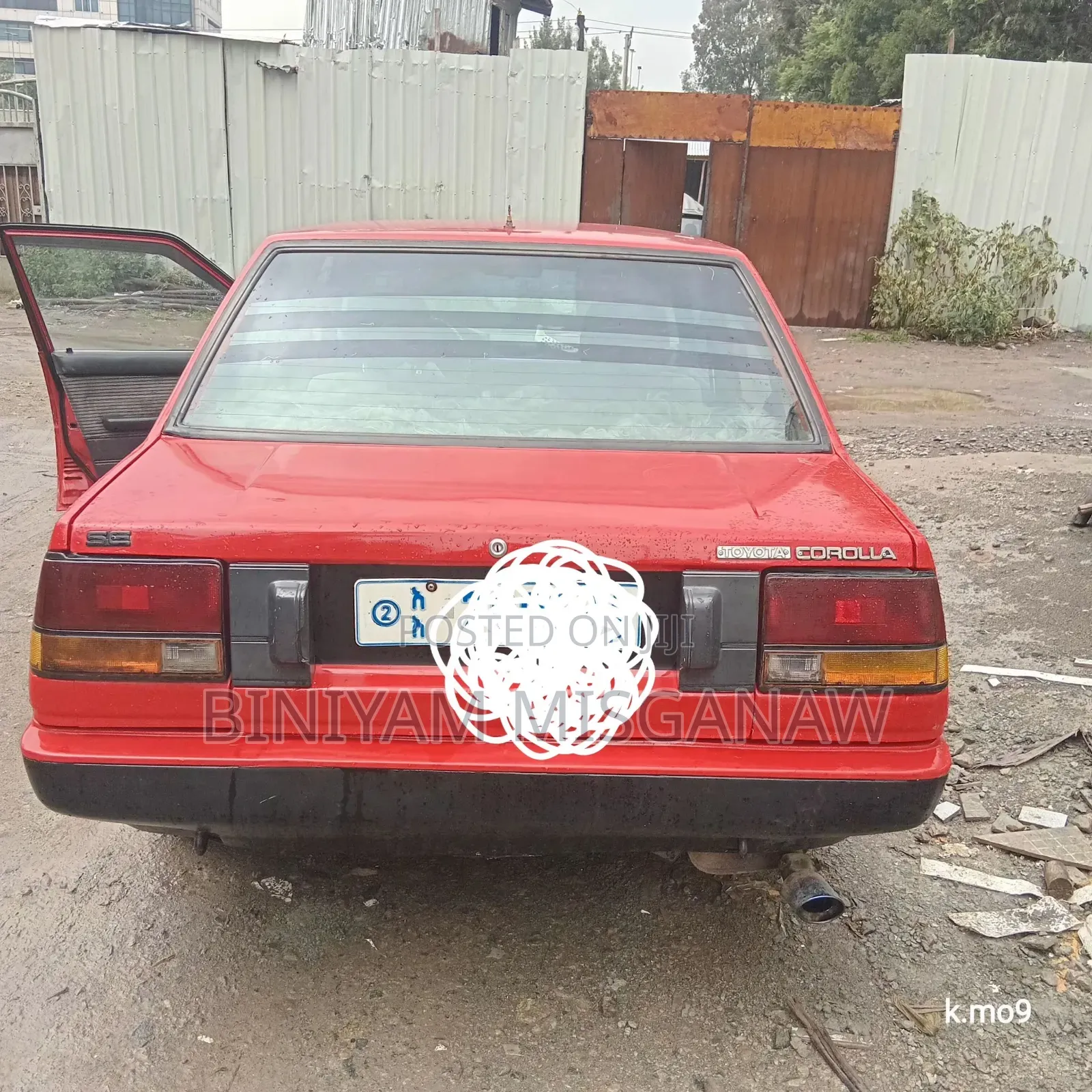Toyota Corolla 1986 Red
