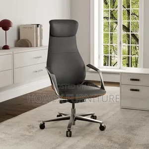 Swivel Leather Office Chair – የሚሽከረከር