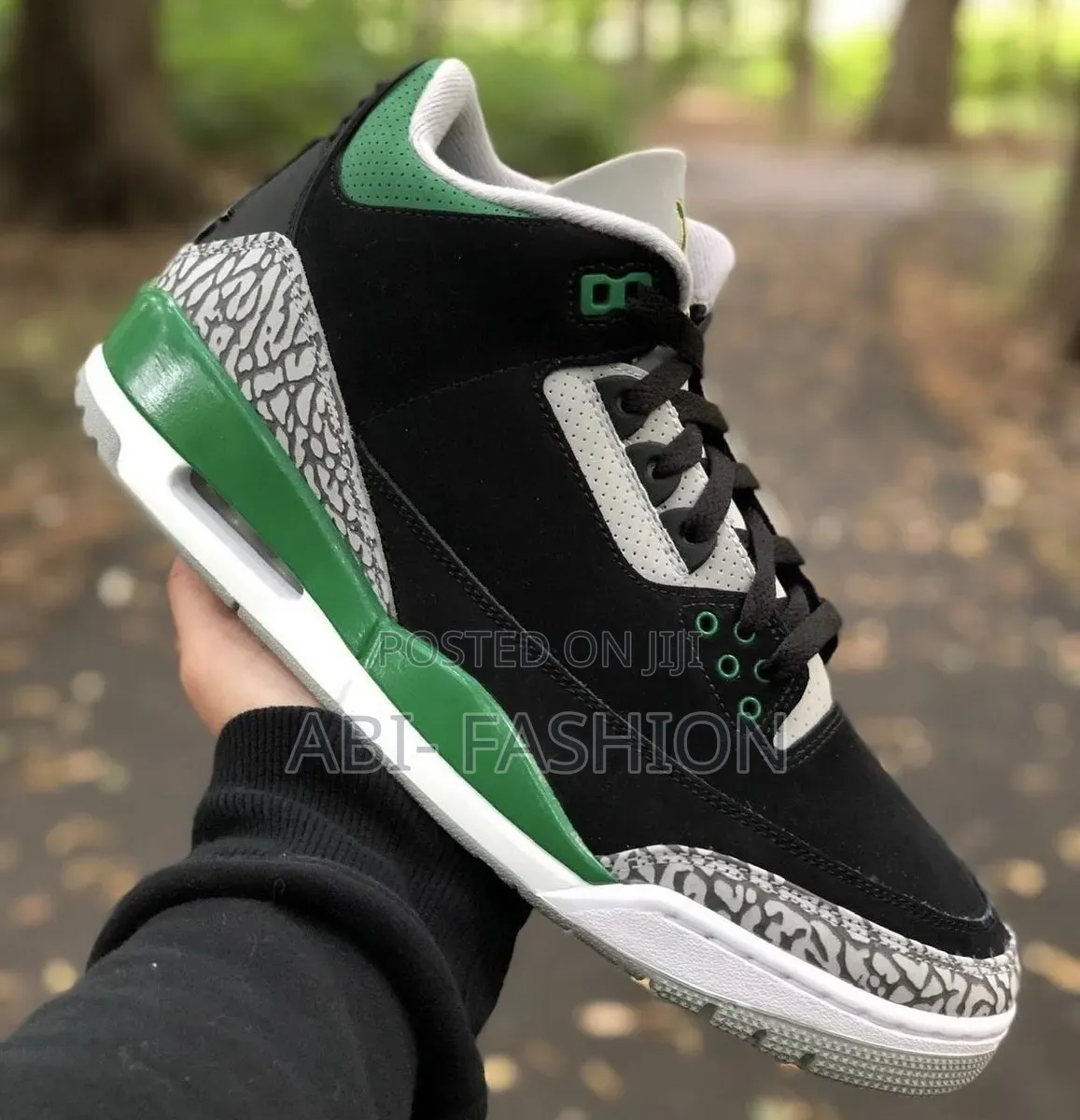 Air Jordan 3 Retro Pin Green