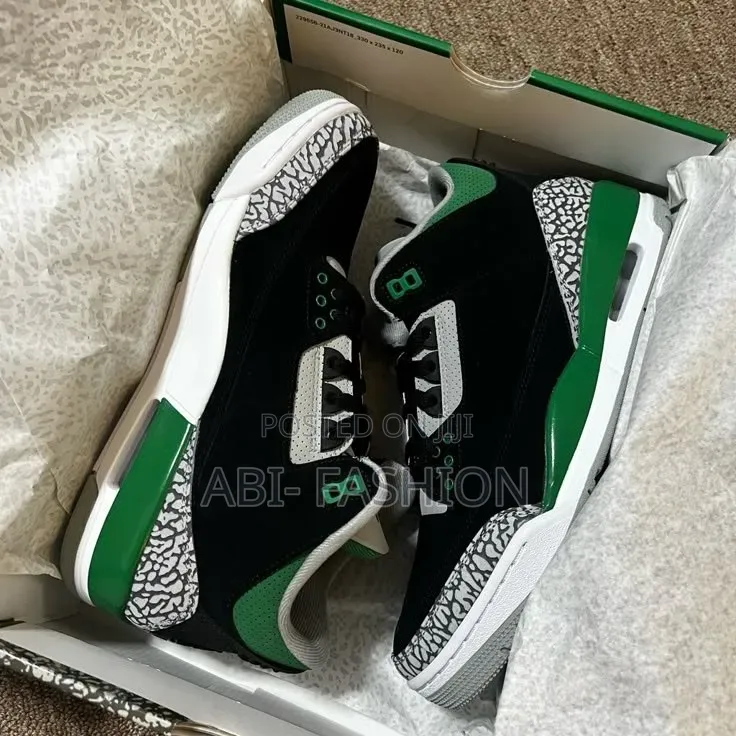 Air Jordan 3 Retro Pin Green