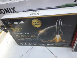Apollo Smart Led TV 32 Inch Andraid Doubel Gelass 2026 Hifi Speaker