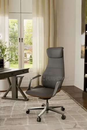 Swivel Leather Office Chair - የሚሽከረከር ወንበር