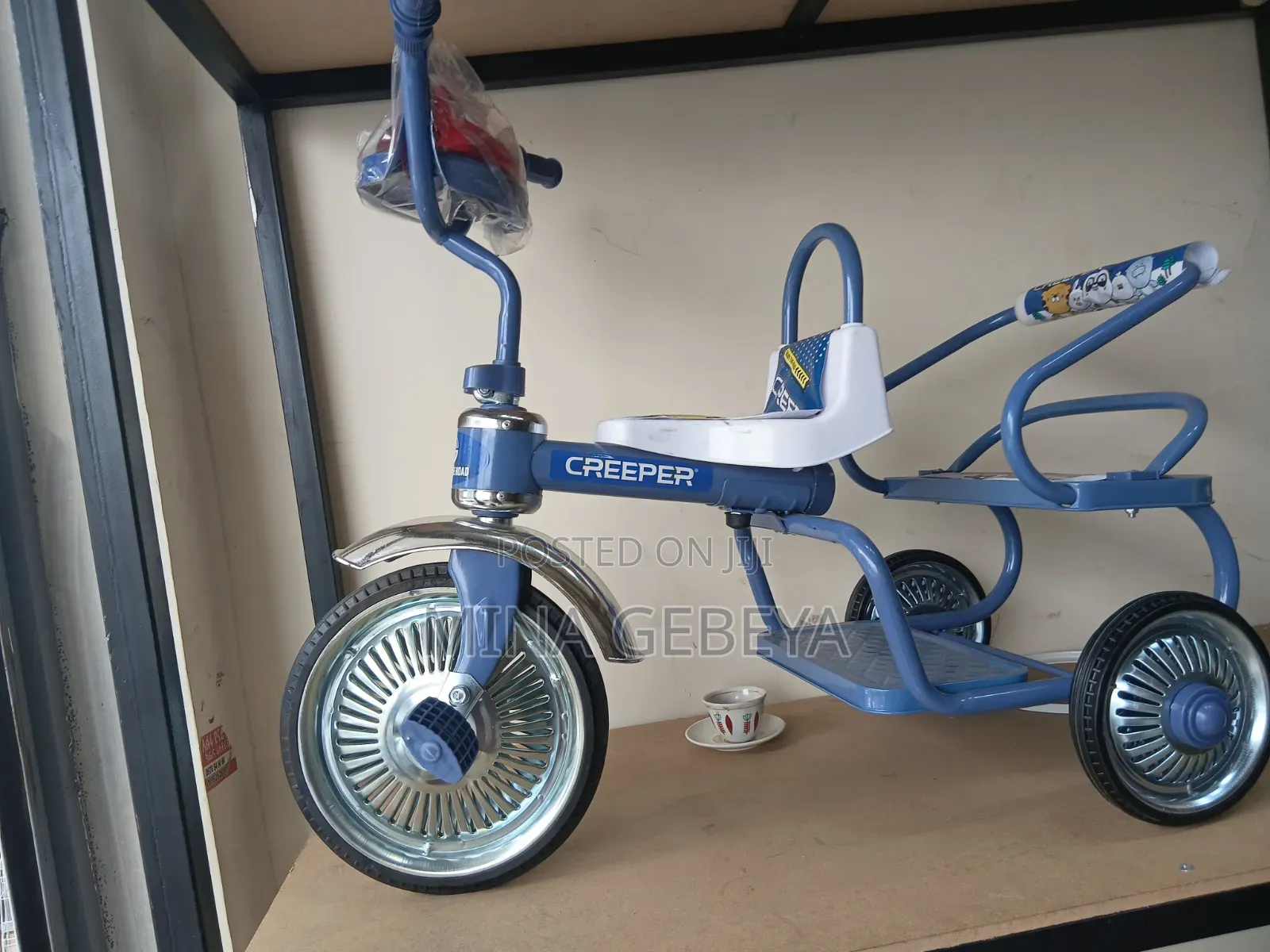 Baby Musical Tricycle With Parent Handle