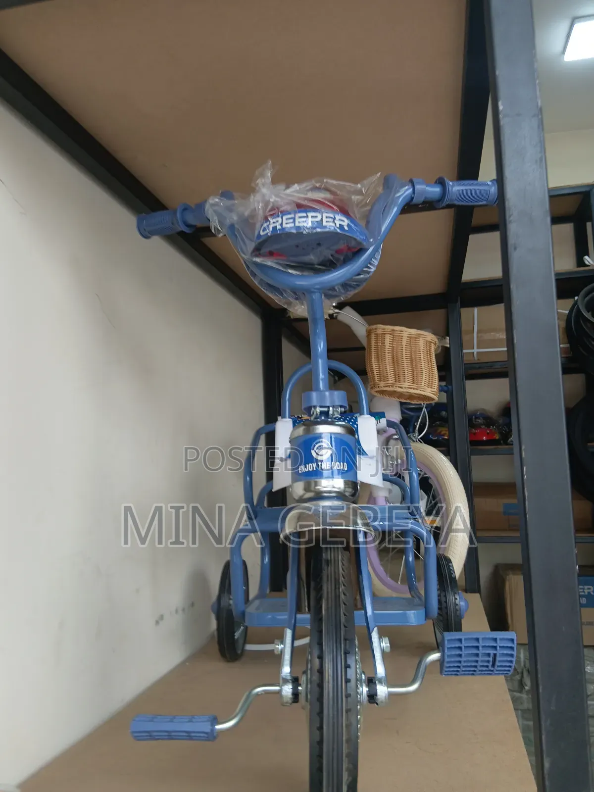 Baby Musical Tricycle With Parent Handle