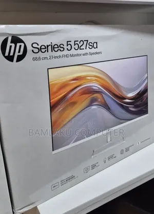 White Monitor 
 HP 27" Inch Monitor 
Model - Series 5 527sW