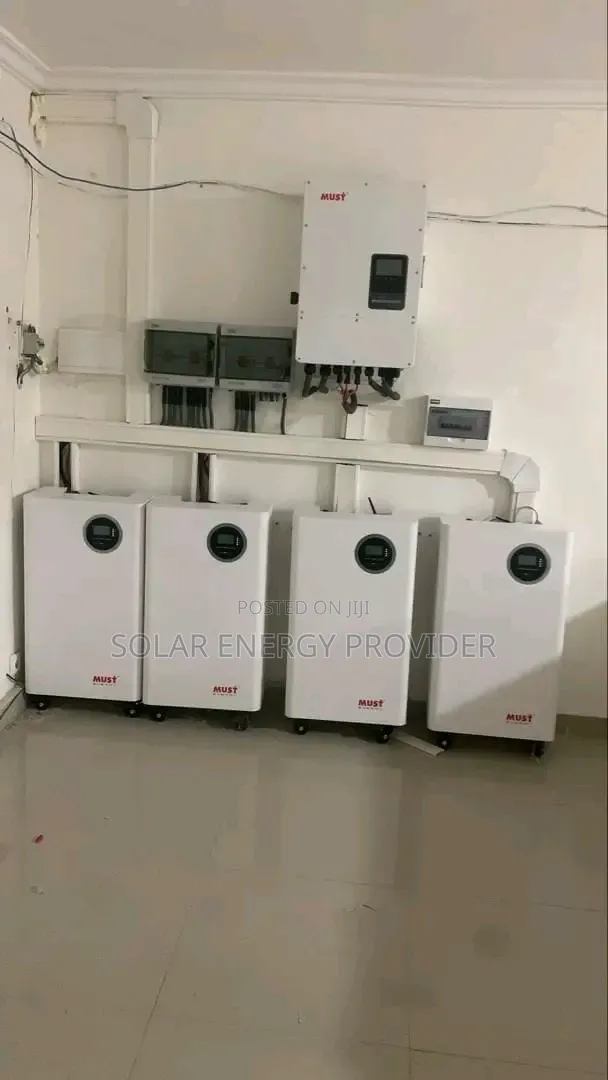60kw Solar Panel, Hybrid Invertor and Lithium Ion Batteries