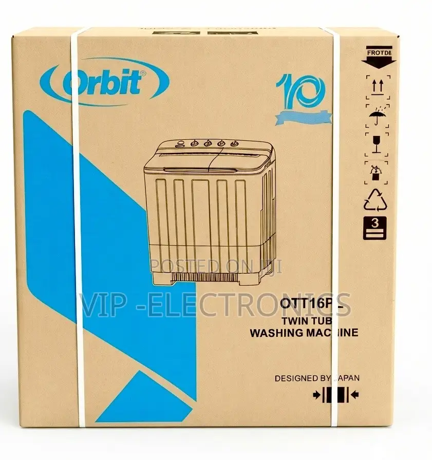 Orbit 16KG Washing Machine Twin Tub Washing Machine OTT16P