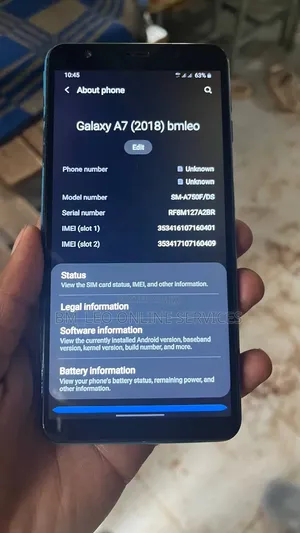 Samsung Galaxy A7 128 GB Blue