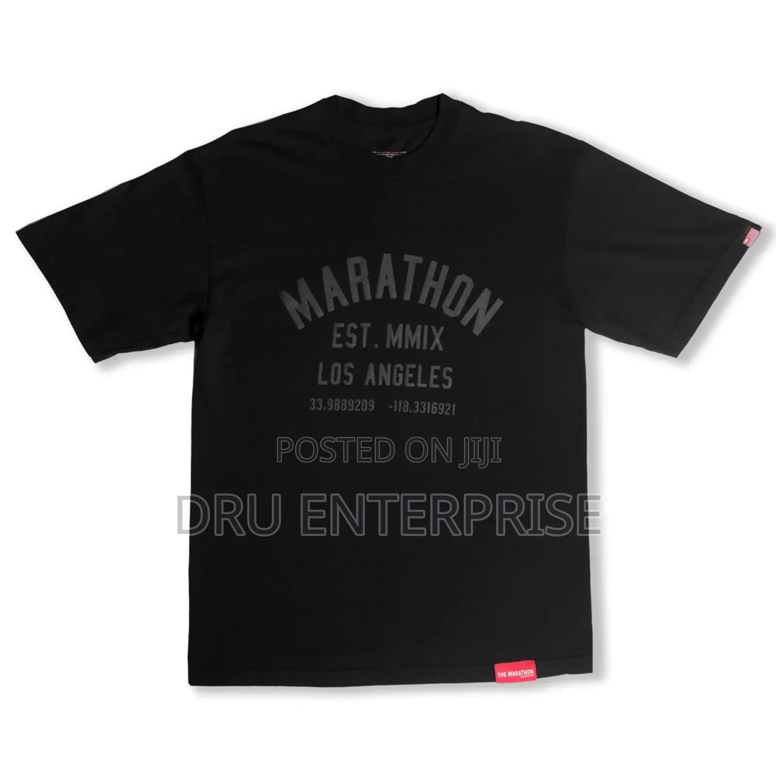 Marathon Classic T-Shirt Black/Black