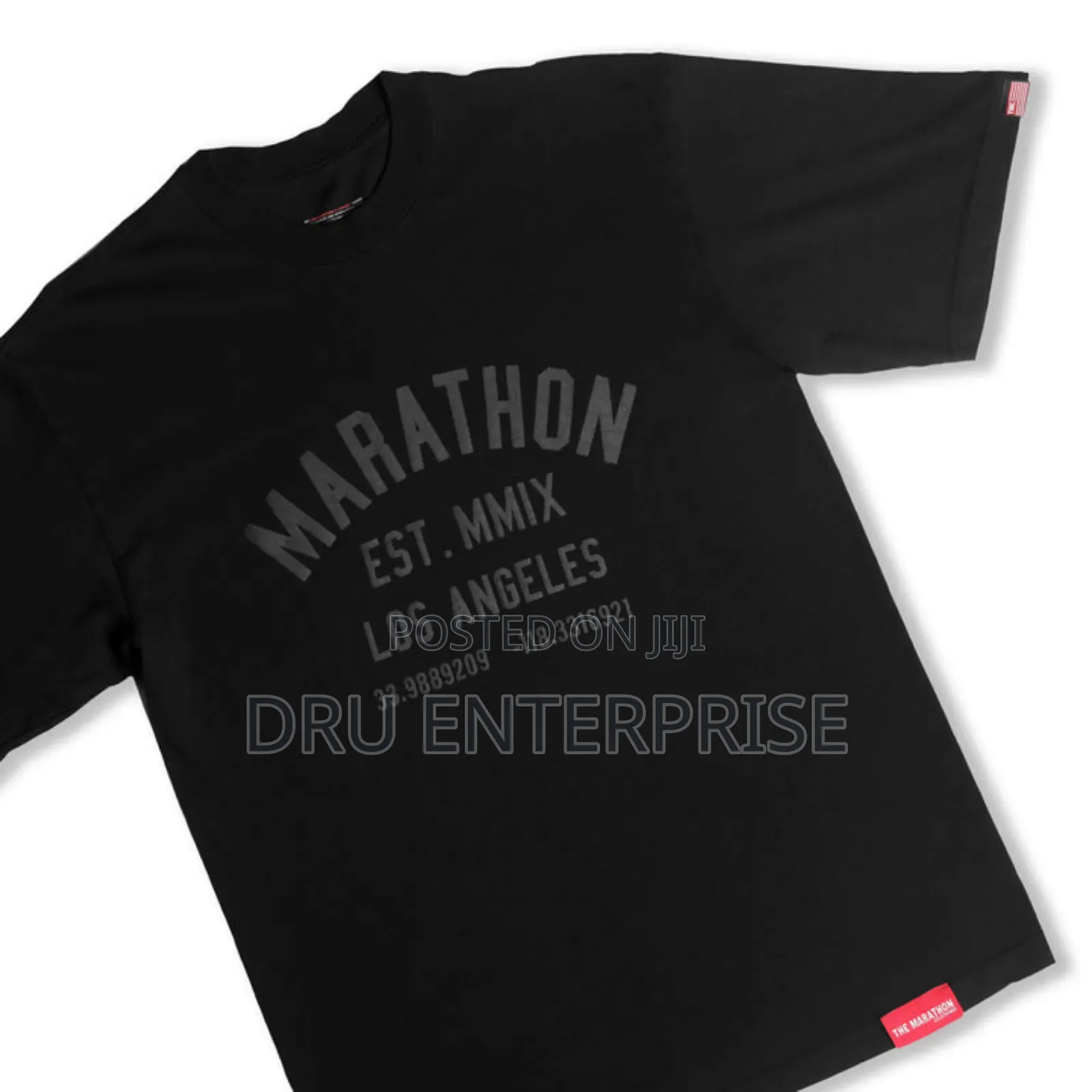 Marathon Classic T-Shirt Black/Black